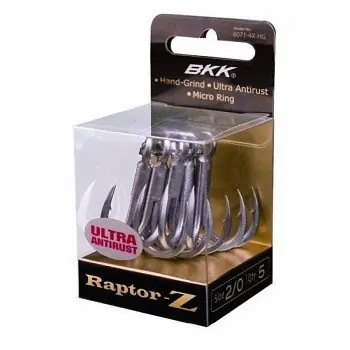 Akce MIKADO Trojháčky-BKK-Raptor Z vel.5/0 Ultra Anti Rust 5ks 6071-4X-HG-5/0
