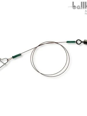 DAIWA Tournament Wire Leader - Loop and Swivel 8kg 20cm 2ks Hit Sezóny