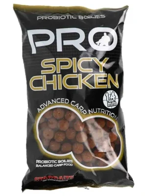 Jen Po Omezenou Doba Starbaits Boilies Pro Spicy Chicken 1kg 14 mm