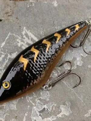 Bonito Krap 11,5cm Jerk Black Tiger Potápivý Super Cena