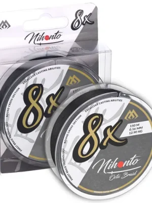 Zlevněný Mikado Nihonto Octa Braid 0,14mm 10,15kg 150m Černá