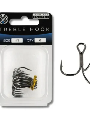 Sleva LMAB Treble Hook #1 6ks