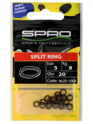 Akční Cena Kroužky Spro Matte Black Splitring