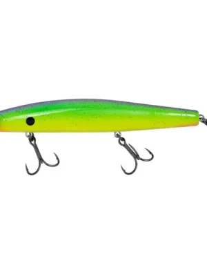 Značkový Wobler Zeck Zander Laufer 12,5 cm Purple Chartreuse UV
