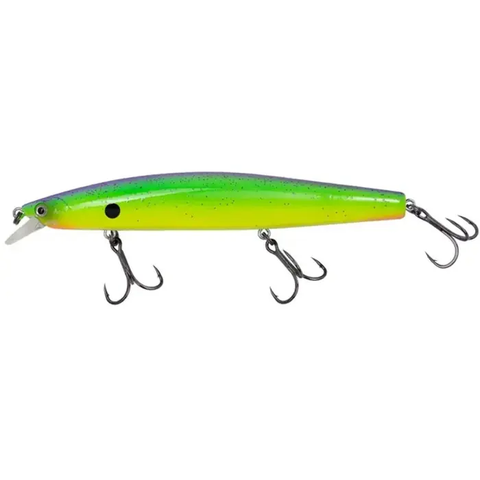 Značkový Wobler Zeck Zander Laufer 12,5 cm Purple Chartreuse UV
