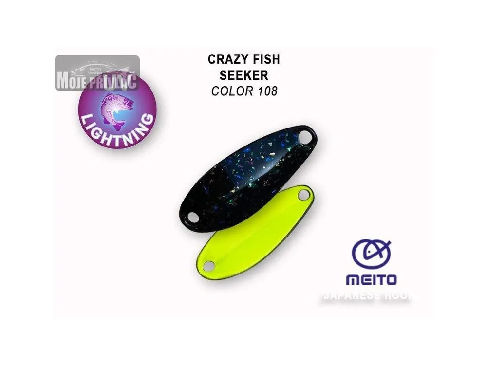 Plandavka Crazy Fish Seeker 28mm 3g color 108 Expresní Doručení