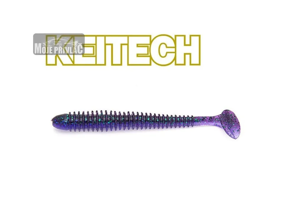 Gumová Nástraha Keitech Swing Impact 4", 10cm Electric June Bug (8ks) Nejlepší Volba
