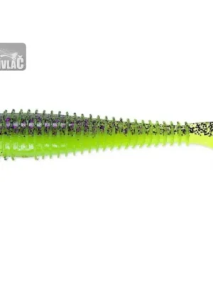 Vysoce Kvalitní Gumová Nástraha Keitech Swing Impact Fat 6,8" 17,5cm Purple Chartreuse (BA-Edition) (3ks)
