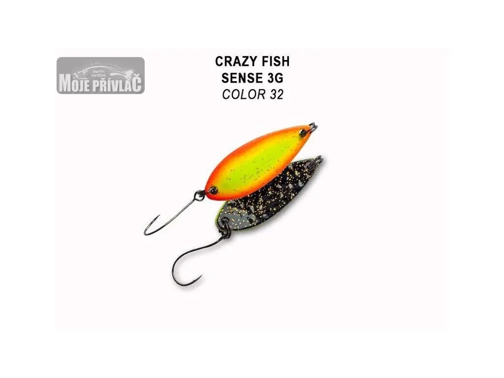 Plandavka Crazy Fish Sense 32mm 3g color 32 Bezpečná Platba