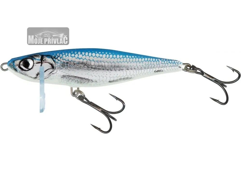 Oblíbený Wobler Salmo Thrill 7cm Sinking Blue Fingerling