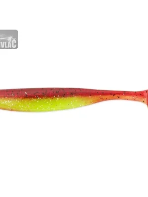 Autentický Gumová Nástraha Keitech Easy Shiner 4'' 10cm Chartreuse Silver Red (7ks)