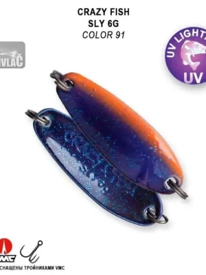 Bezpečná Platba Plandavka Crazy Fish Sly 38mm 6g color 91