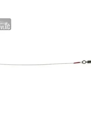 Akční Cena Ocelové lanko Daiwa Tournament s obratlíkem a karabinkou 15cm 8kg
