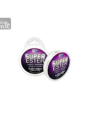 Poslední Šance Asso Trout Area Super Ester 3lb, 0,128mm, 0,6 Go 200 metrů