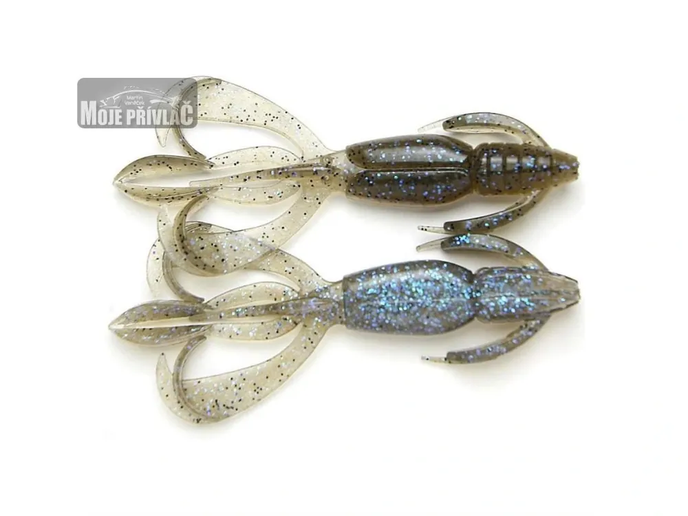 Autentický Gumová nástraha Keitech Crazy Flapper 4.4" 11cm Electric Smoke Craw (6ks)