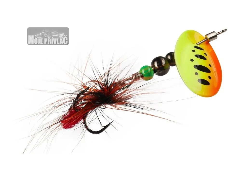Rotační třpytka Gunki Dots Fly 0H After Tiger 2,25g Akční Cena