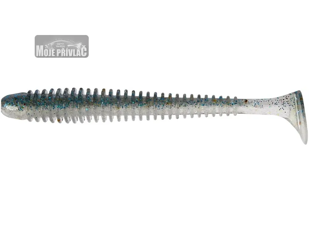 Akční Cena Gumová Nástraha Keitech Swing Impact 4", 10cm Electric Silver Shiner EA22T (8ks)