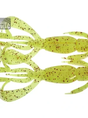 Autentický Gumová nástraha Keitech Crazy Flapper 3,6'' 9cm Chartreuse Red Flake PAL01S (7ks)