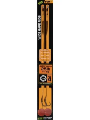 Dokud Zásoby Vydrží Fox International Hotové návazce Edges Wide Gape Camotex Semi Stiff