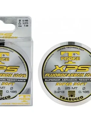 Dokud Zásoby Vydrží Trabucco Vlasec T-FORCE XPS FLUOROCARBON 25 m 0,28 mm 7,16 kg