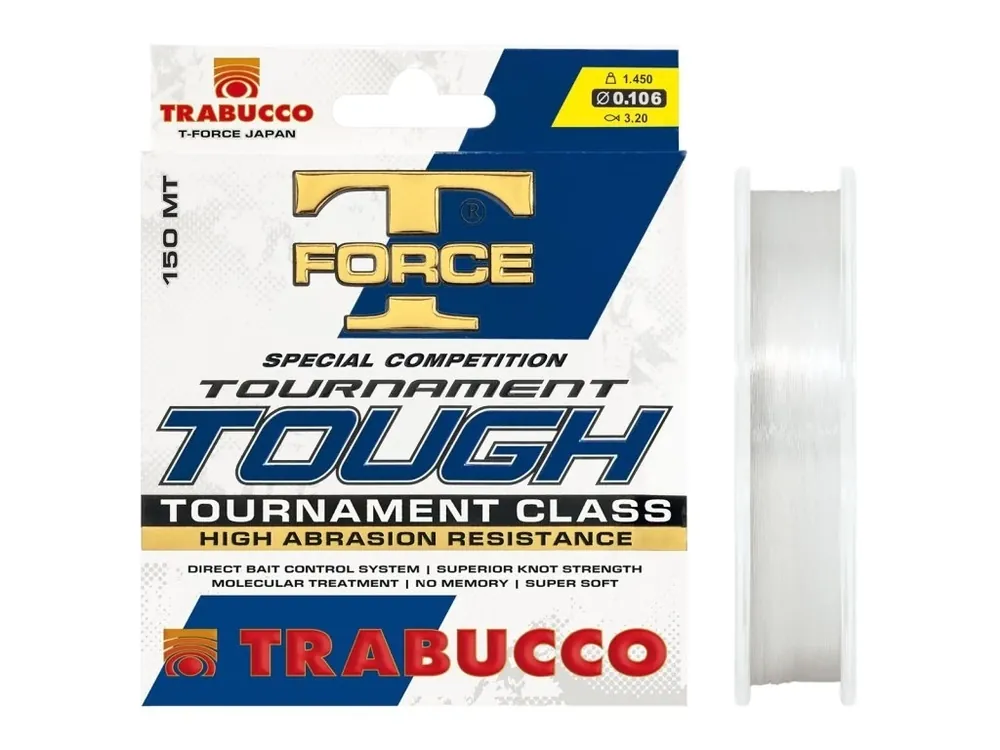 Akční Nabídka Trabucco Rybářský vlasec T-Force Tournament Tough 500 m 0,255 mm - 8,4 kg