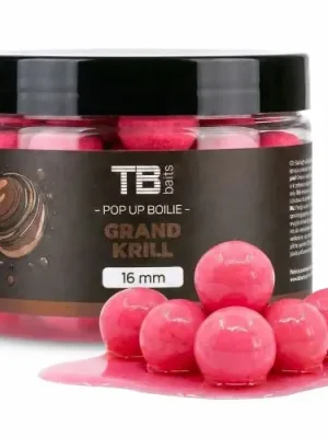 Značkový TB BAITS Plovoucí Boilie Pop-Up Grand Krill + NHDC 12 mm 50 g