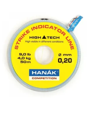 Zlevněný HANAK Indikátor Strike Indicator Line Žlutý 50m