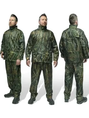 Dvoudílný nepromokavý komplet NGT - Camo XL Akční Nabídka