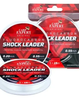 Šokový fluorocarbonový návazec CARP EXPERT- 15m 5ks Získejte slevu -5% za registraci v e-shopu Pru016fmu011br 0.25 - 0.55mm Sezónní Sleva
