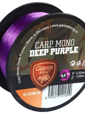 Akční Nabídka Giants fishing Vlasec Carp Mono Deep Purple Varianta 1200m/0.28mm