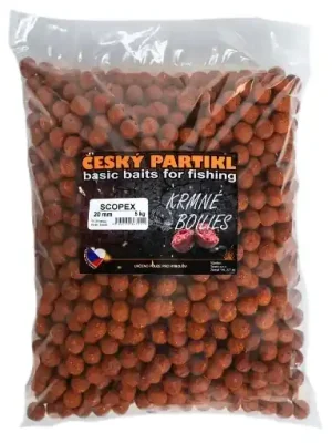 Krmné Boilies 5kg 20mm - Scopex - Český Partikl Akční Nabídka