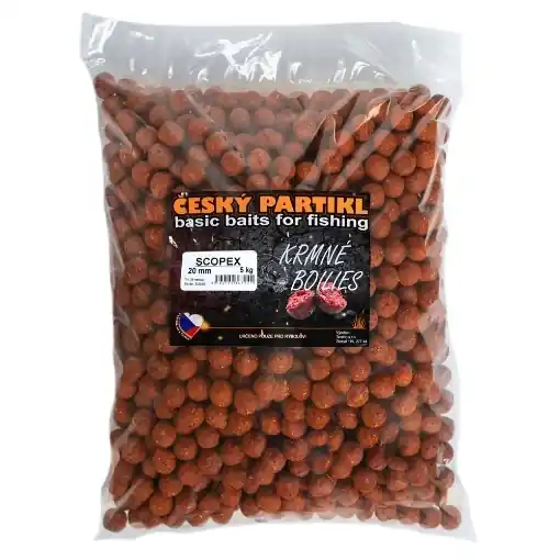 Krmné Boilies 5kg 20mm - Scopex - Český Partikl Akční Nabídka