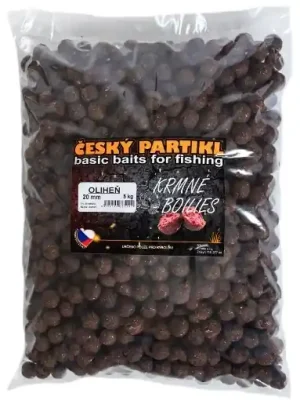 Sleva Krmné Boilies 5kg 20mm - Oliheň - Český Partikl