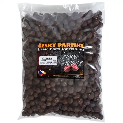 Sleva Krmné Boilies 5kg 20mm - Oliheň - Český Partikl