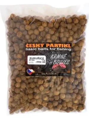 Krmné Boilies 5kg 20mm - Kukuřice - Český Partikl Expresní Doručení