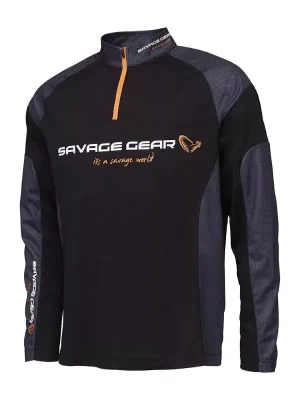 Akce Savage Gear - Tournament Gear Shirt Black Ink - Mikina - XL