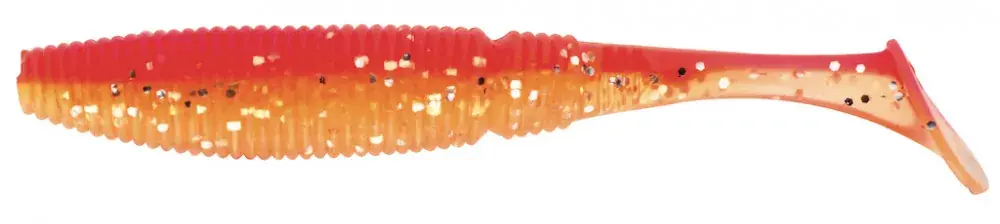 Sakura - SLIT SHAD EVO 85 - 3,3 - 85MM - 059 (FIRE CHART) x 6 - Gumová nástraha Novinka