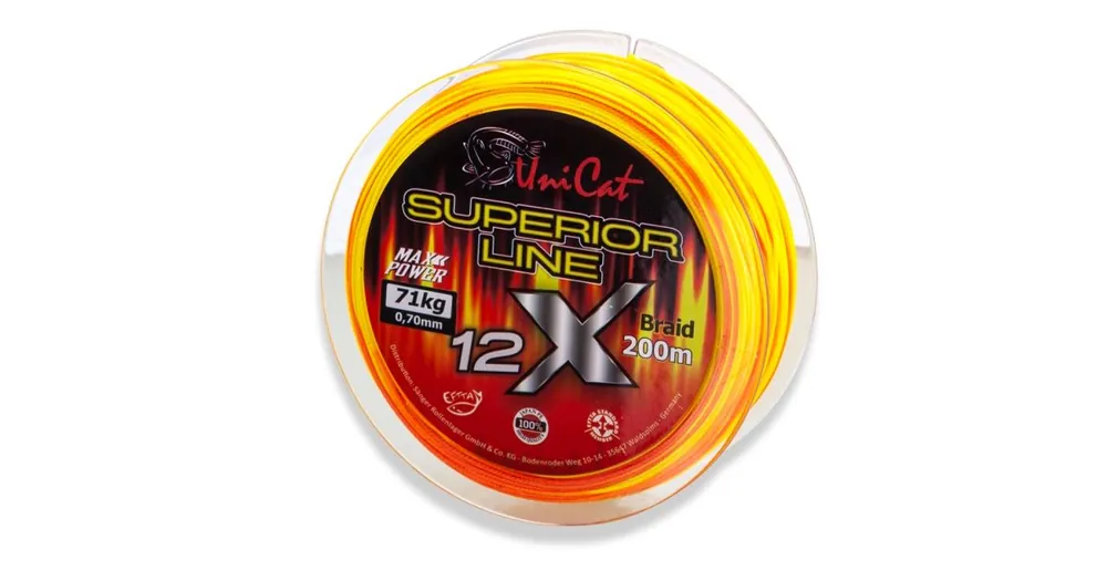 Zlevněný Uni Cat Šňůra 12 X Superior Line 200m