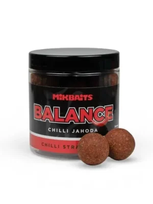 Ověřený Mikbaits Boilies Chilli Chips Balance Chilli Jahoda 250ml 20mm