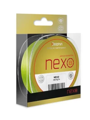 Výprodej Delphin Šňůra NEXO 8 Fluo zelená 300m 0,18mm 11,6kg