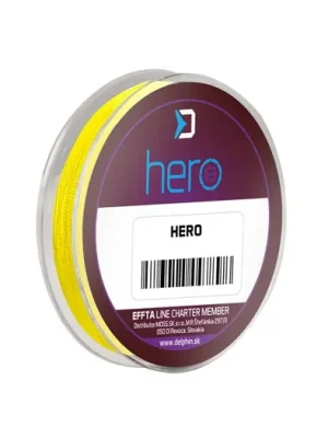 Delphin Šňůrka HERO 8 Fluo žlutá 15m 0,18mm 13,2kg Bezpečná Platba
