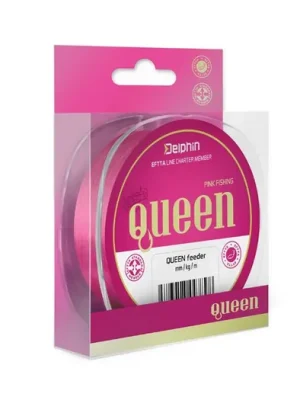 Sezónní Sleva Delphin Vlasec QUEEN Feeder Růžový 300m 0,20mm 3,4kg