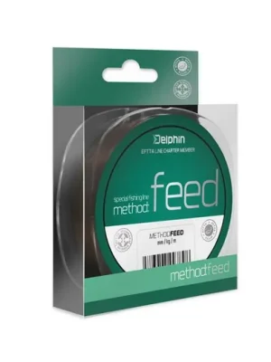 Delphin Vlasec METHOD FEED Hnědý 200m 0,18mm 3kg Hit Sezóny