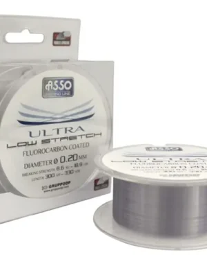 Asso Vlasec Ultra Low Stretch 300m 0,22mm Akční Cena