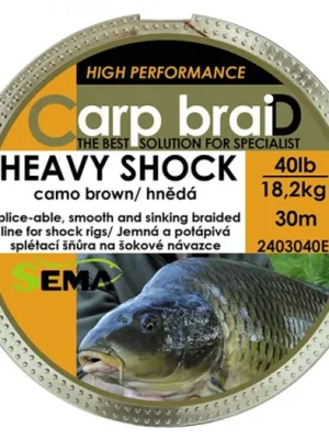 Cenově Výhodný Sema Šňůrka Heavy Shock 30m 50lbs 22,8kg
