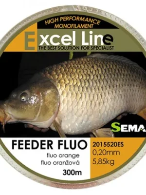 Sema Vlasec Feeder Fluo 300m 0,20mm 5,85kg Nová Kolekce