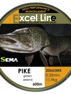Autentický Sema Vlasec Pike 600m 0,22mm 6,1kg