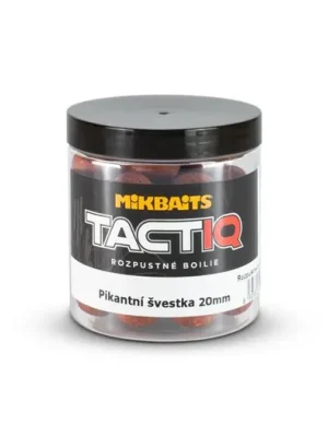 Akční Cena Mikbaits Rozpustné boilie TactiQ Pikantní švestka 250ml 20mm
