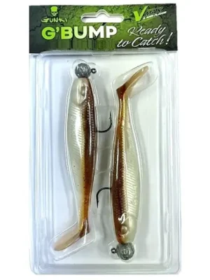 Bezpečná Platba Gunki Gumová nástraha G Bump Ready To Catch 10,5cm 7g+10g Brown Sugar 2ks