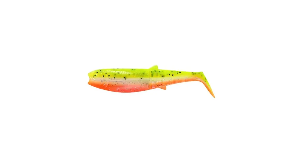 Akce Savage Gear Gumová nástraha Cannibal Shad 6,8cm 3g Lemon Cracker Fluo 5ks
